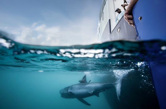 Meet Simon and Jekyll, two great white sharks on a 4,000-mile journey together. Are they … friends?